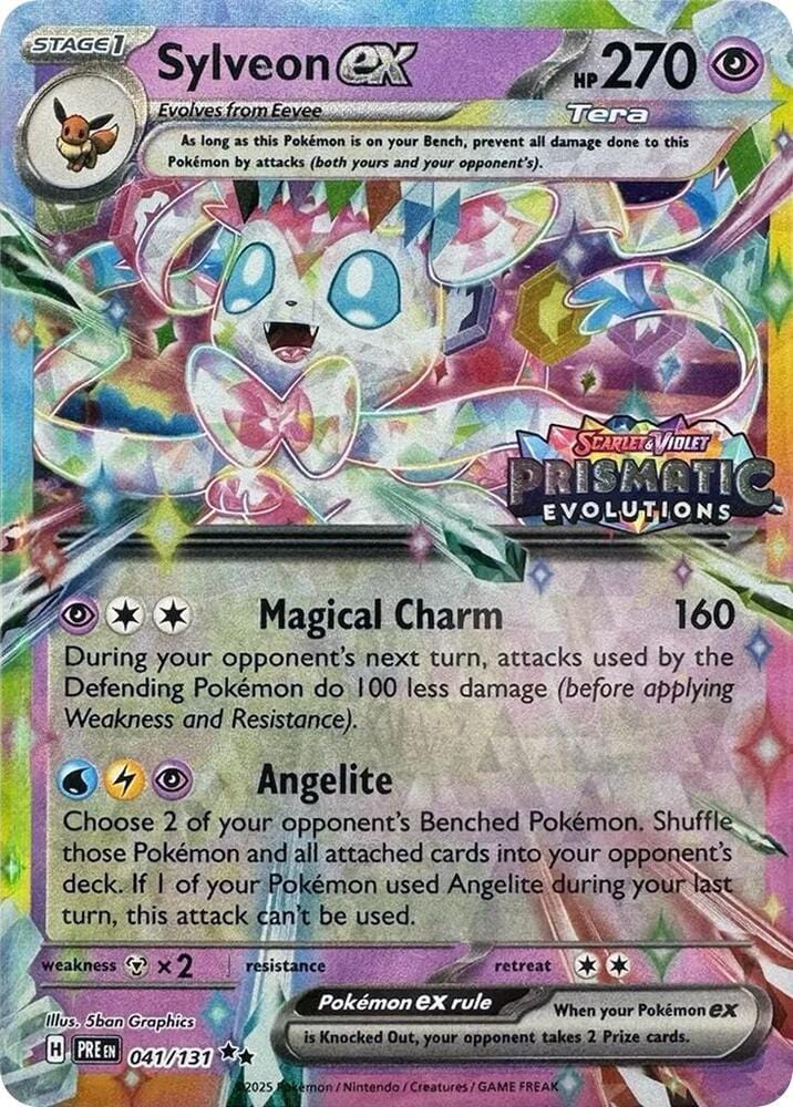 PRE - Sylveon ex 041 - Stamped & Sealed