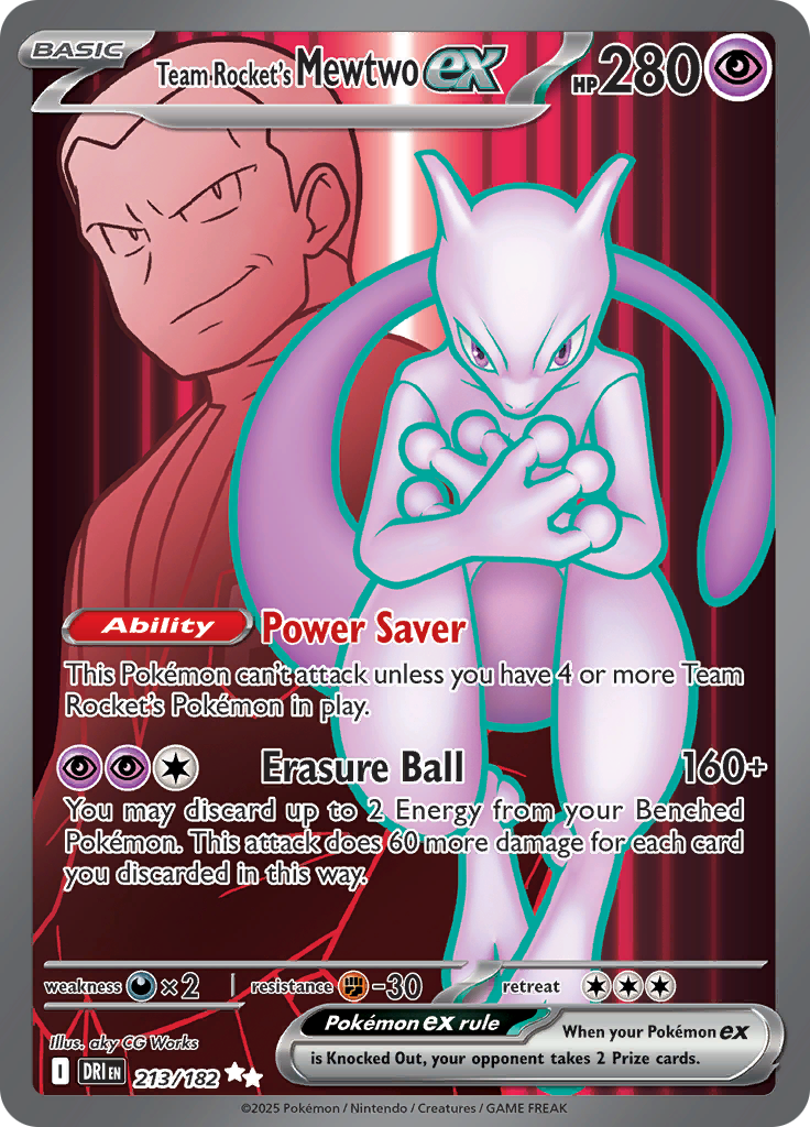 DRI - Team Rocket's Mewtwo ex 213