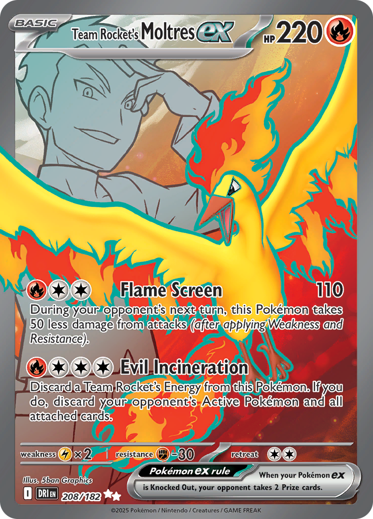 DRI - Team Rocket's Moltres ex 208