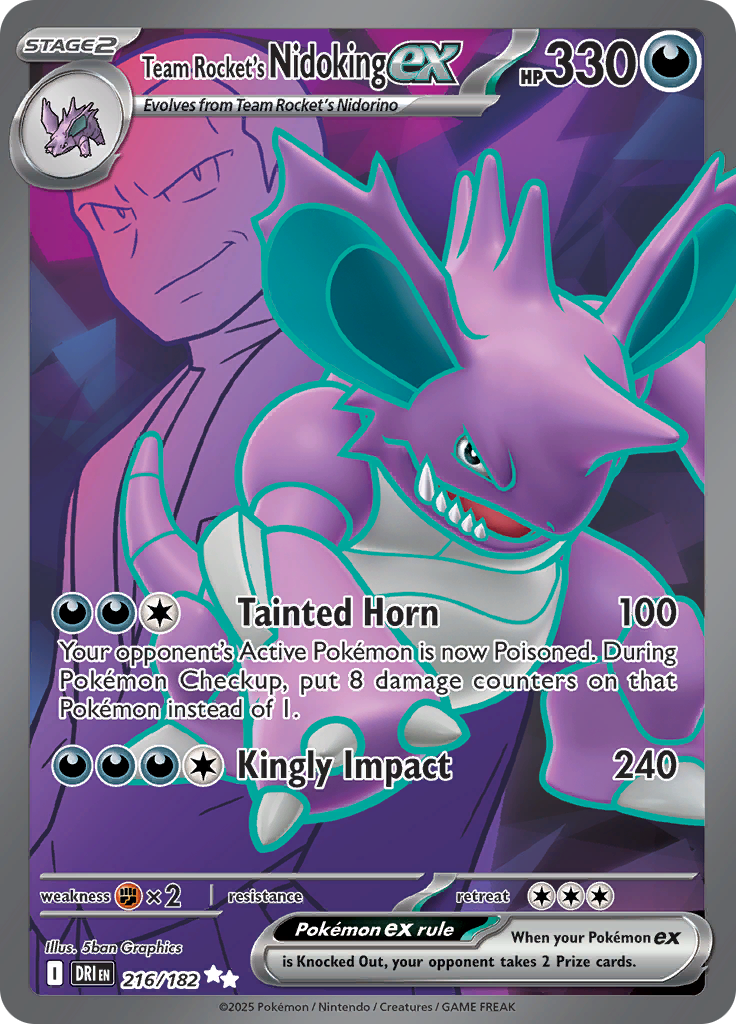 DRI - Team Rocket's Nidoking ex 216